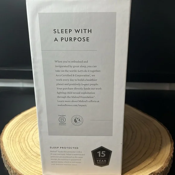 Queen size mattress protector NEW Prime Malouf rest easy breathable & waterproof - Picture 2 of 4